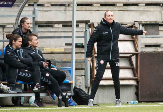 Kristianstads tränare Elisabet Gunnarsdottir