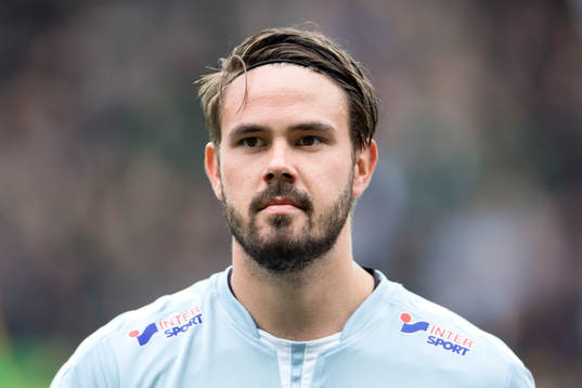 GAIS målvakt Tommi Vaiho vid lineup innan fotbollsmatchen