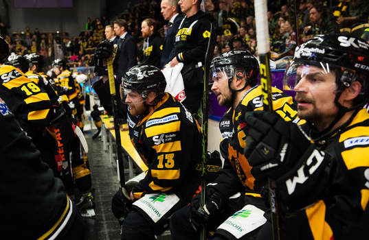 Skellefteås Mattias Ritola och Jimmie Ericsson deppar