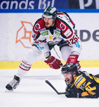 Frölundas Oliver Lauridsen och Skellefteås Jimmie Ericsson