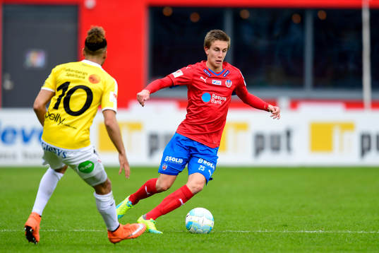 Helsingborgs Felix Bindelöv och Falkenbergs Alexander