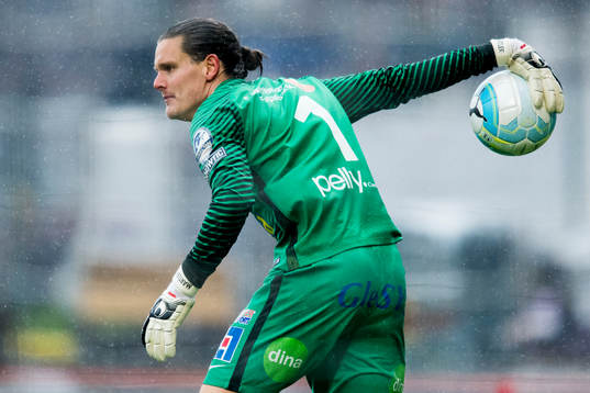 Falkenbergs målvakt Otto Martler