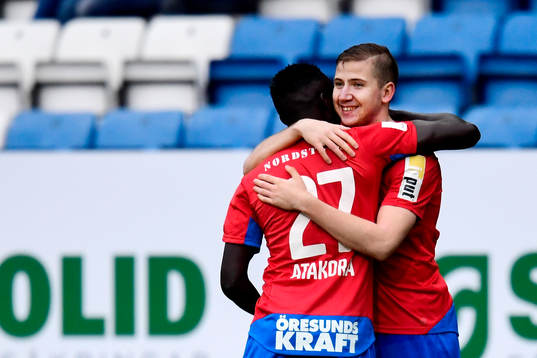 Helsingborgs Lalawélé Atakora och Helsingborgs Darijan