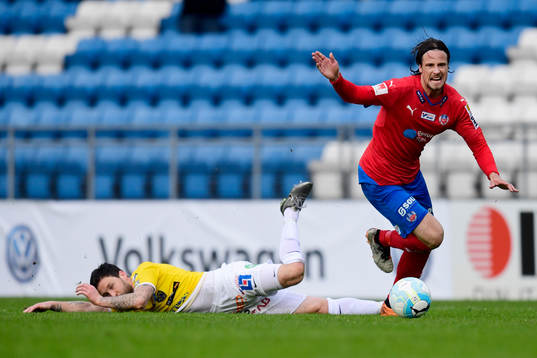 Helsingborgs Linus Hallenius och Falkenbergs David Svensson