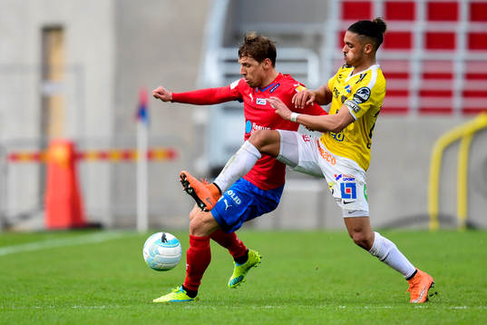 Helsingborgs Martin Christensen och Falkenbergs Alexander
