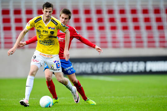 Falkenbergs Gustaf Nilsson och Helsingborgs Felix Bindelöv