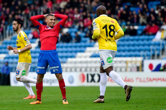 Helsingborgs Jordan Larsson deppar