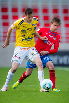 Falkenbergs Gustaf Nilsson och Helsingborgs Felix Bindelöv