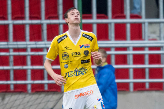Falkenbergs Gustaf Nilsson deppar
