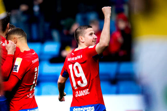 Helsingborgs Darijan Bojanić jublar