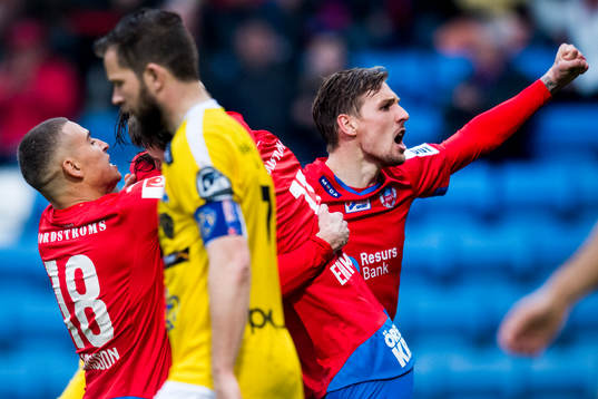 Helsingborgs Martin Christensen jublar