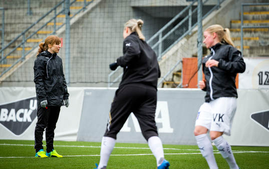 Umeås tränare Maria Bergkvist