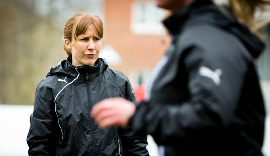 Umeås tränare Maria Bergkvist