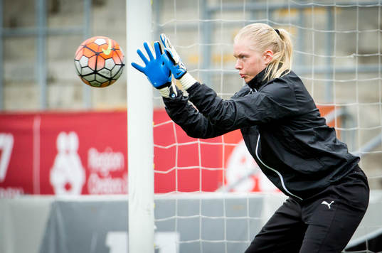 Umeås målvakt Malin Reuterwall
