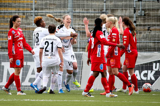 Umeås Lisa Lantz jublar