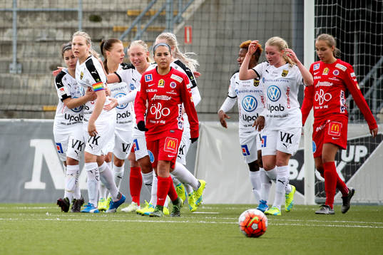 Umeås Lisa Lantz jublar