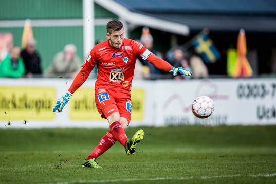 Åtvidabergs målvakt Henrik Gustavsson