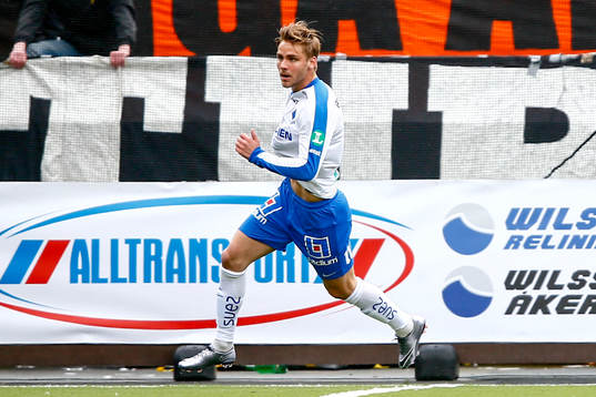 Norrköpings Christoffer Nyman jublar