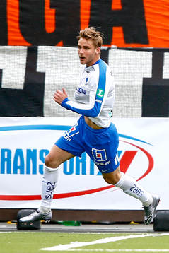 Norrköpings Christoffer Nyman jublar