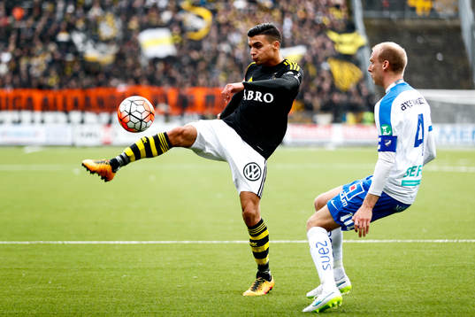 s Ahmed Yasin och Norrköpings Andreas Johansson