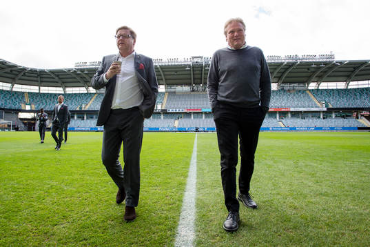 Kalmars tränare Peter Swärdh och IFK Göteborgs tränare