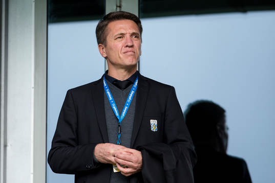 IFK Göteborgs sportchef Mats Gren blickar ut över Gamla