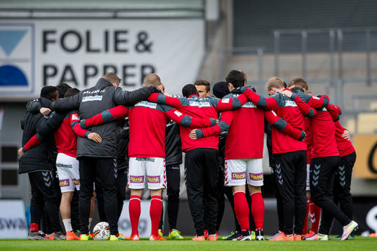 Kalmar samlade innan fotbollsmatchen i Allsvenskan mellan