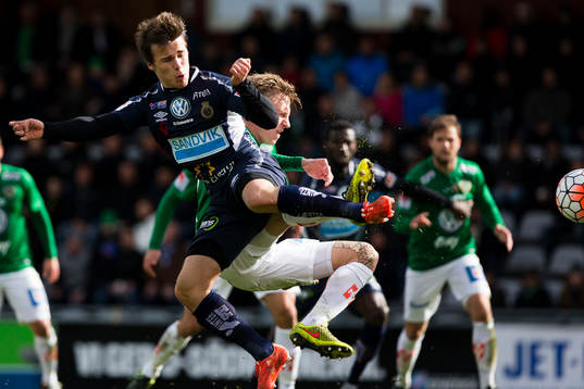 Gefles Simon Skrabb mot Jönköpings Joakim Karlsson