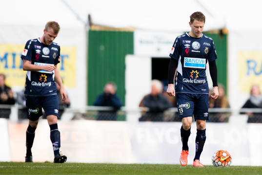 Gefles Robin Nilsson och Johan Bertilsson deppar