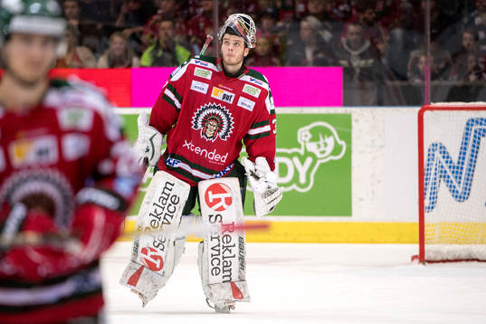 Frölundas målvakt Johan Gustafsson