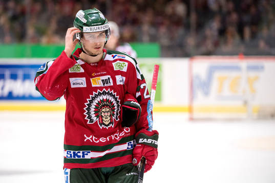 Frölundas Johan Sundström deppar
