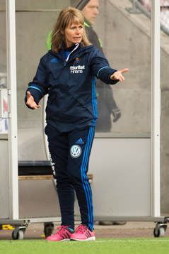 Djurgårdens tränare Yvonne Ekroth