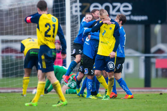 Ängelholms Marcus Bernholtz och Christian Ljungberg deppar