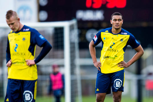 Ängelholms Christian Ljungberg och Patrick Dyrestam deppar