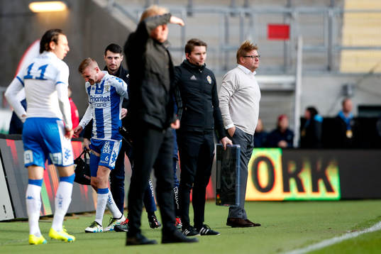 IFK Göteborgs Sebastian Eriksson tvingas utgå