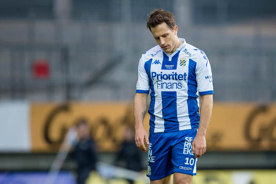 IFK Göteborgs Tobias Hysén deppar