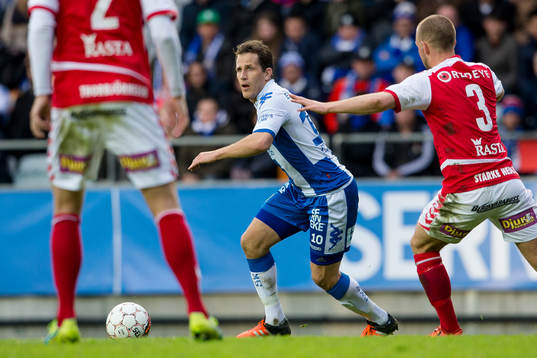IFK Göteborgs Tobias Hysén mot Kalmars Sebastian