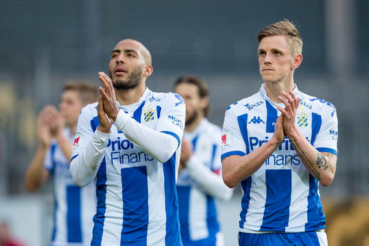 IFK Göteborgs Haitam Aleesami och Sören Rieks deppar och