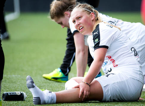 Umeås Amanda Berglund är skadad