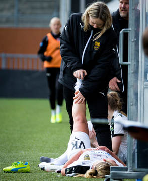 Umeås Amanda Berglund är skadad