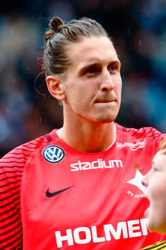 Norrköpings målvakt David Mitov Nilsson