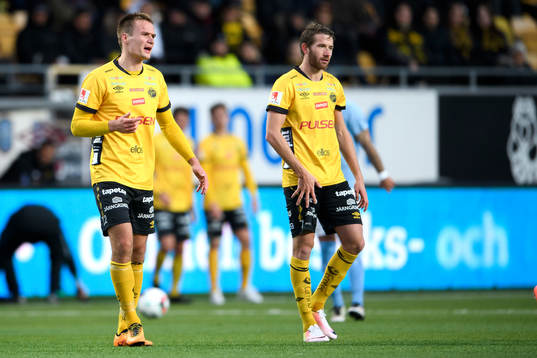 Elfsborgs Viktor Prodell och Marcus Rohdén deppar