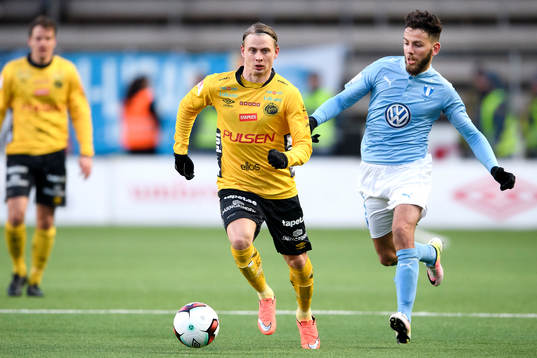 Elfsborgs Simon Hedlund och Malmö FFs Erdal Rakip