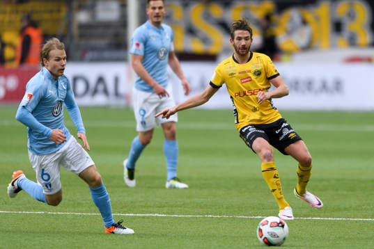 Elfsborgs Marcus Rohdén och Malmö FFs Oscar Lewicki