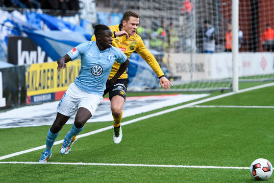 Malmö FFs Pa Konate och Elfsborgs Viktor Claesson