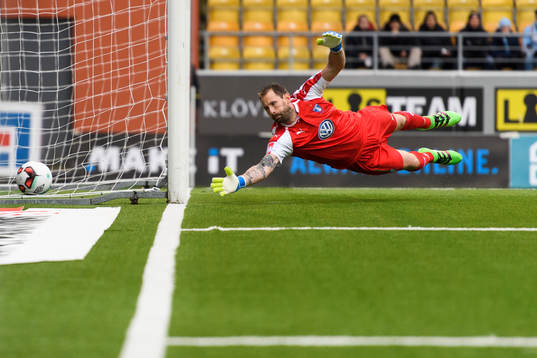 Malmö FFs målvakt Johan Wiland