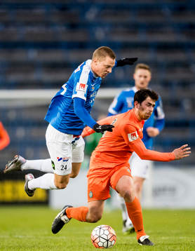 Trelleborgs Mattias Håkansson och Athletics Carlos Gaete