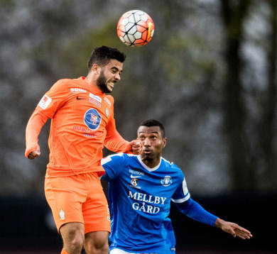 Athletics Othman El Kabir och Trelleborgs Roger Thompson