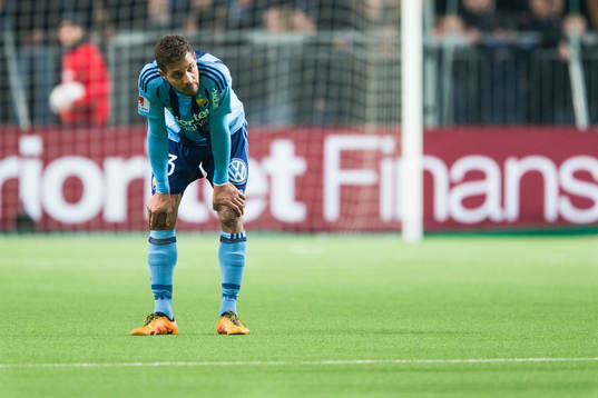 Djurgårdens Mathias Ranegie deppar