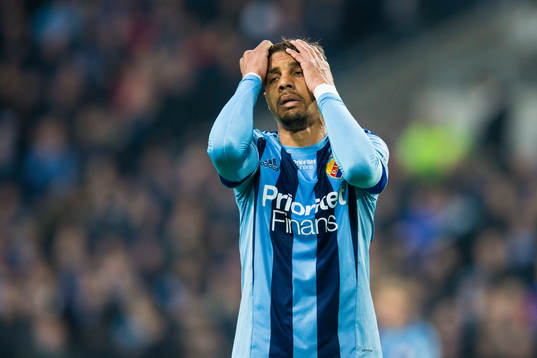 Djurgårdens Mathias Ranegie deppar